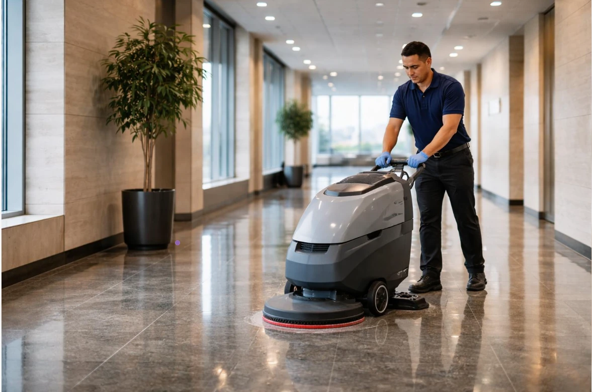 Floor Cleaning & Care service photograph